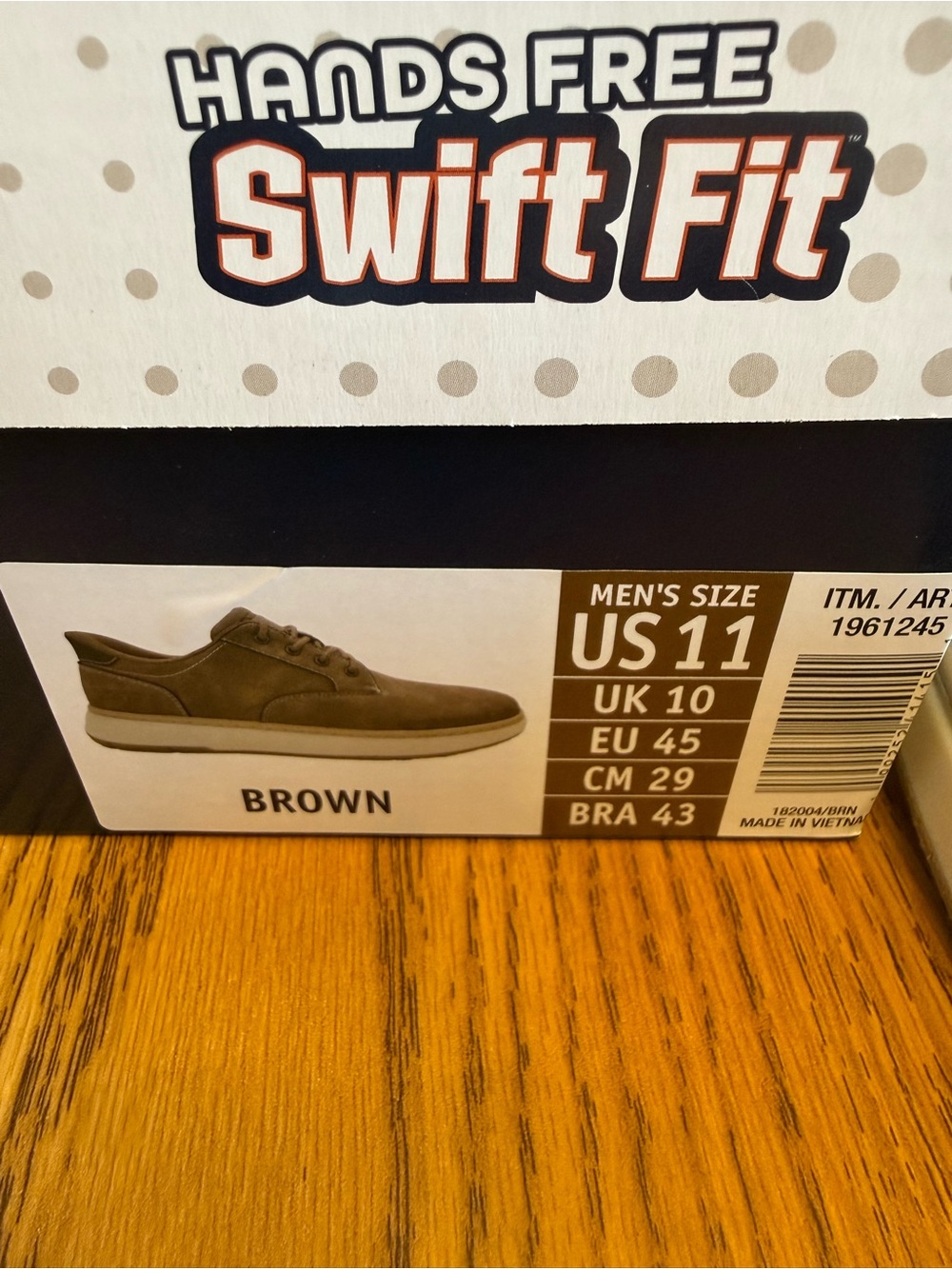Skechers Swift Fit Men's Brown Casual Sneakers Size 11 - Picture 7 of 7